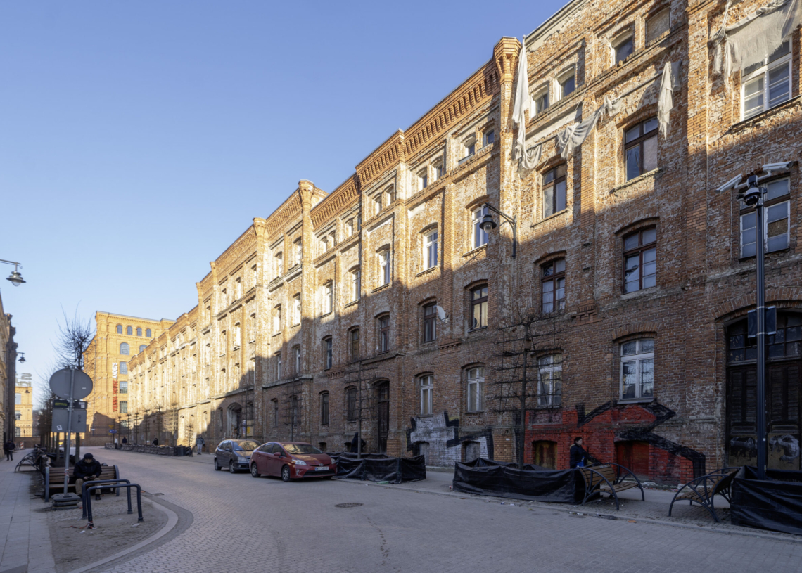 Trwają prace przy Ogrodowej 24 w Łodzi