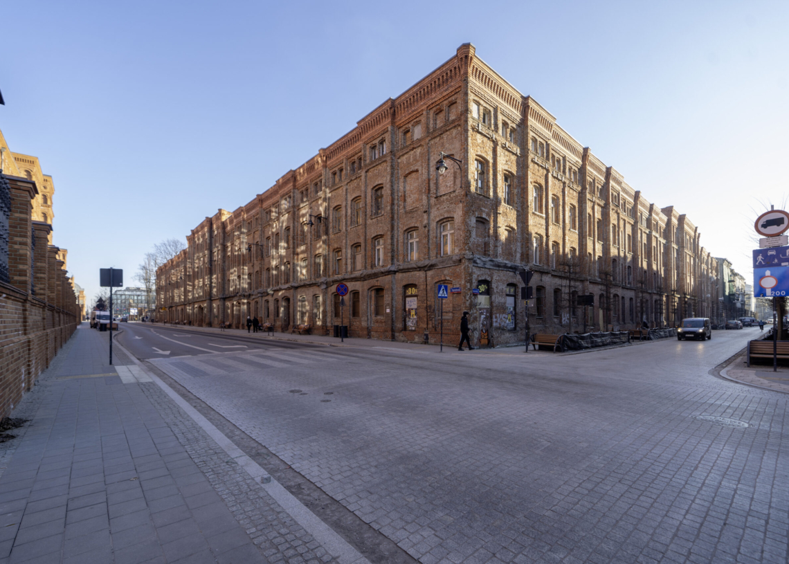 Trwają prace przy Ogrodowej 24 w Łodzi