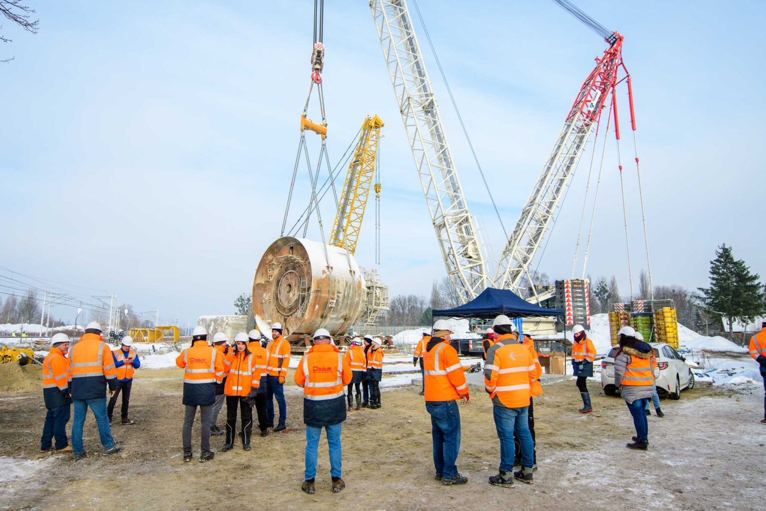 Budowa tunelu średnicowego w Łodzi. Tarcza TBM gotowa do przeniesienia