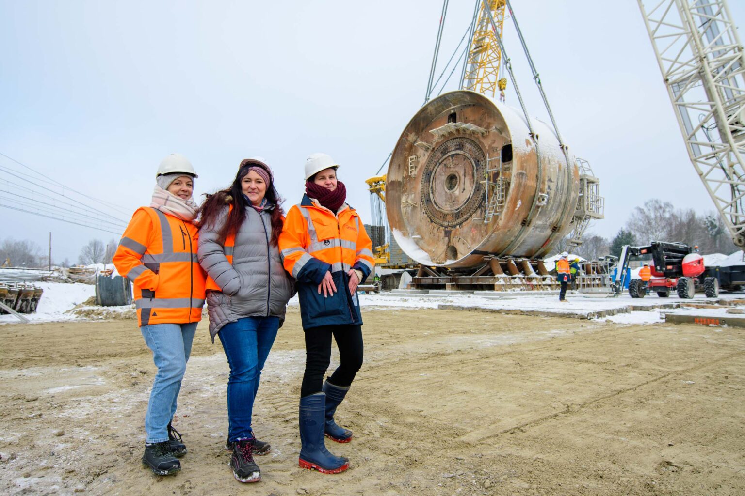 Budowa tunelu średnicowego w Łodzi. Tarcza TBM gotowa do przeniesienia