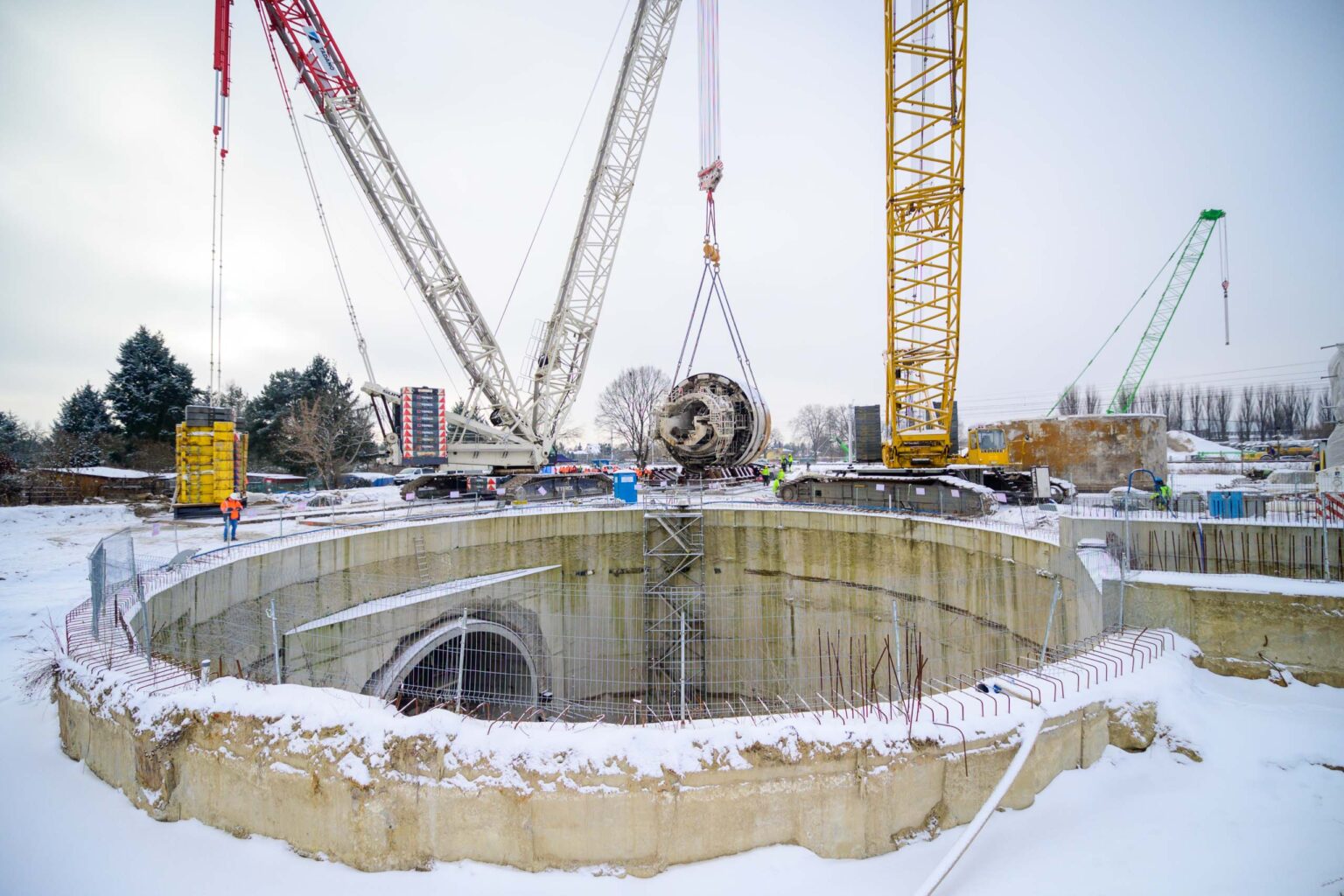 Budowa tunelu średnicowego w Łodzi. Tarcza TBM gotowa do przeniesienia
