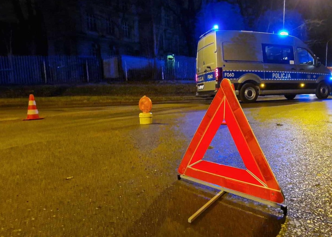 Wypadek. Policja
