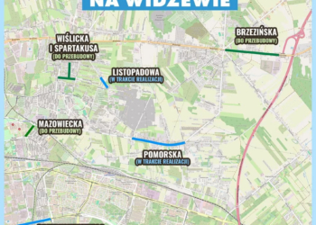 Remonty 7 ulic na Widzewie w 2024 r.