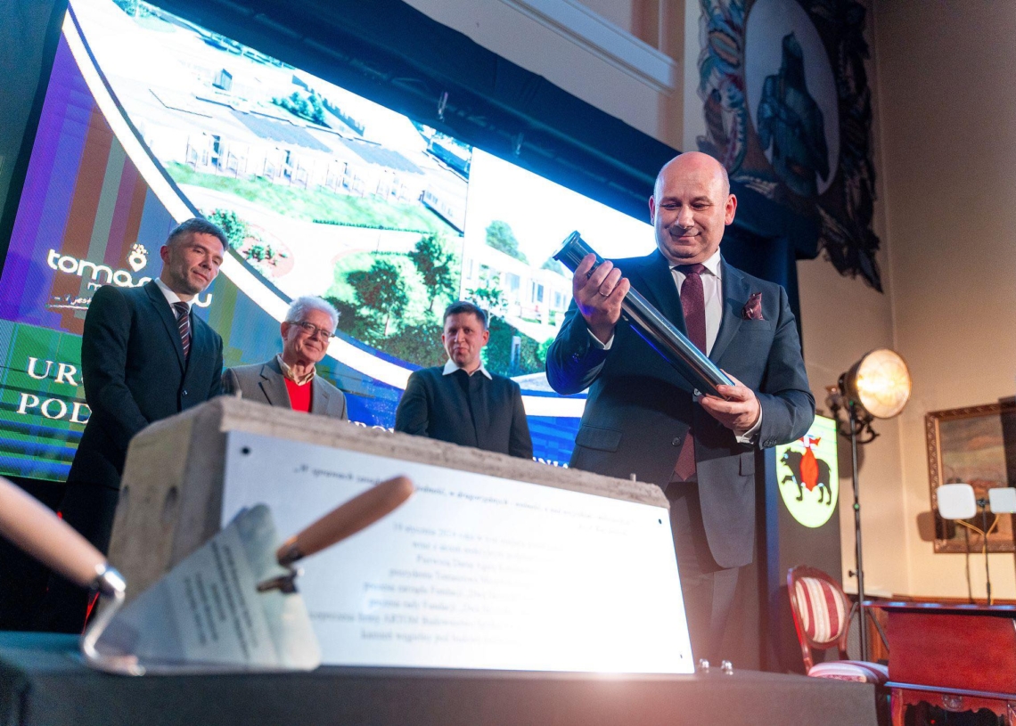Wmurowano kamień węgielny pod budowę hospicjum w Tomaszowie Mazowieckim