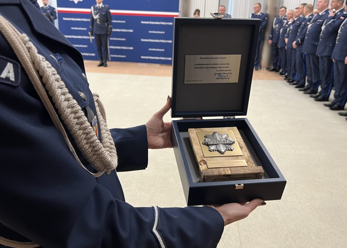 Nadinsp. Sławomir Litwin pożegnał się z policją