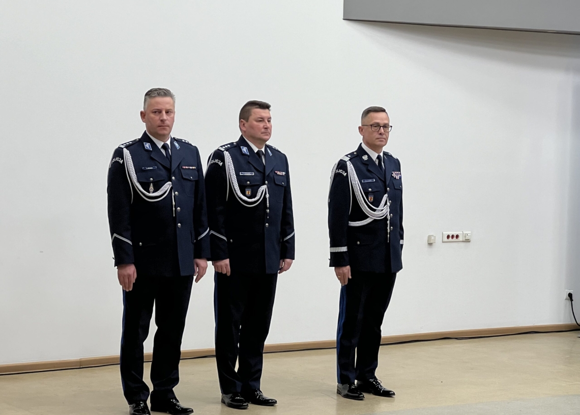 Nadinsp. Sławomir Litwin pożegnał się z policją