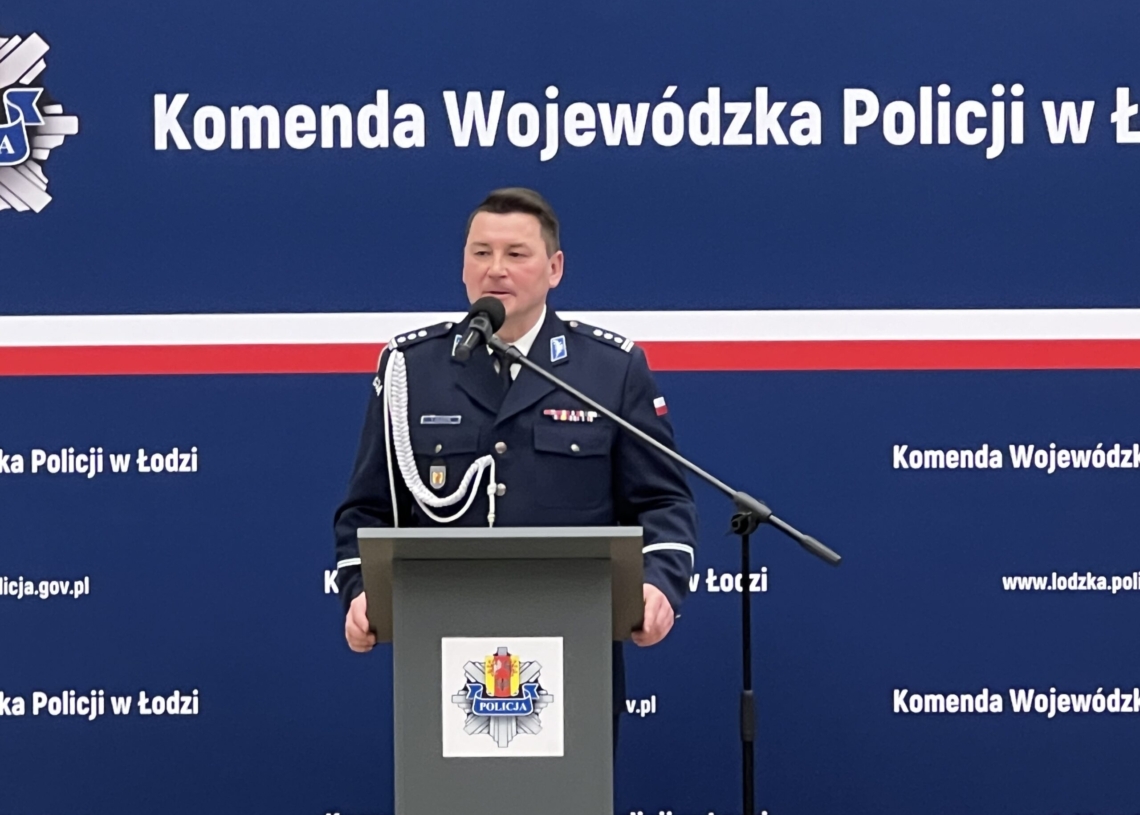 Nadinsp. Sławomir Litwin pożegnał się z policją