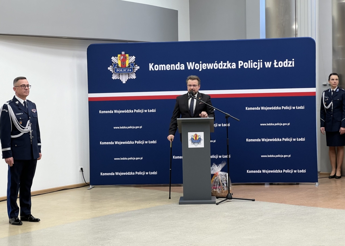 Nadinsp. Sławomir Litwin pożegnał się z policją