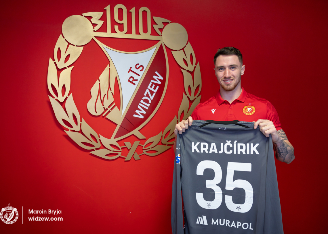 Ivan Krajcirik nowym bramkarzem Widzewa. Z łódzkim klubem pożegnał się Patryk Stępiński 1 Ivan Krajcirik w Widzewie