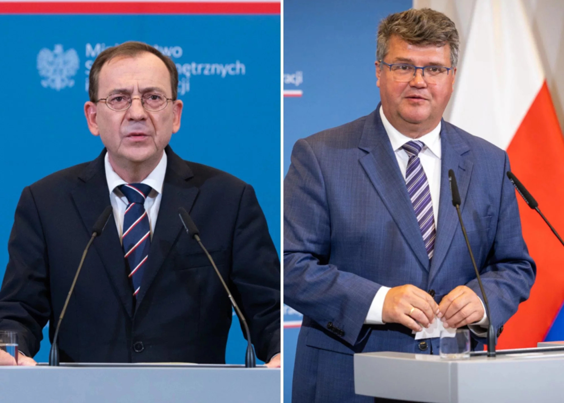 Mariusz Kamiński i Maciej Wąsik zatrzymani przez policję w Pałacu Prezydenckim 1 Mariusz Kamiński i Maciej Wąsik zatrzymani przez policję w Pałacu Prezydenckim