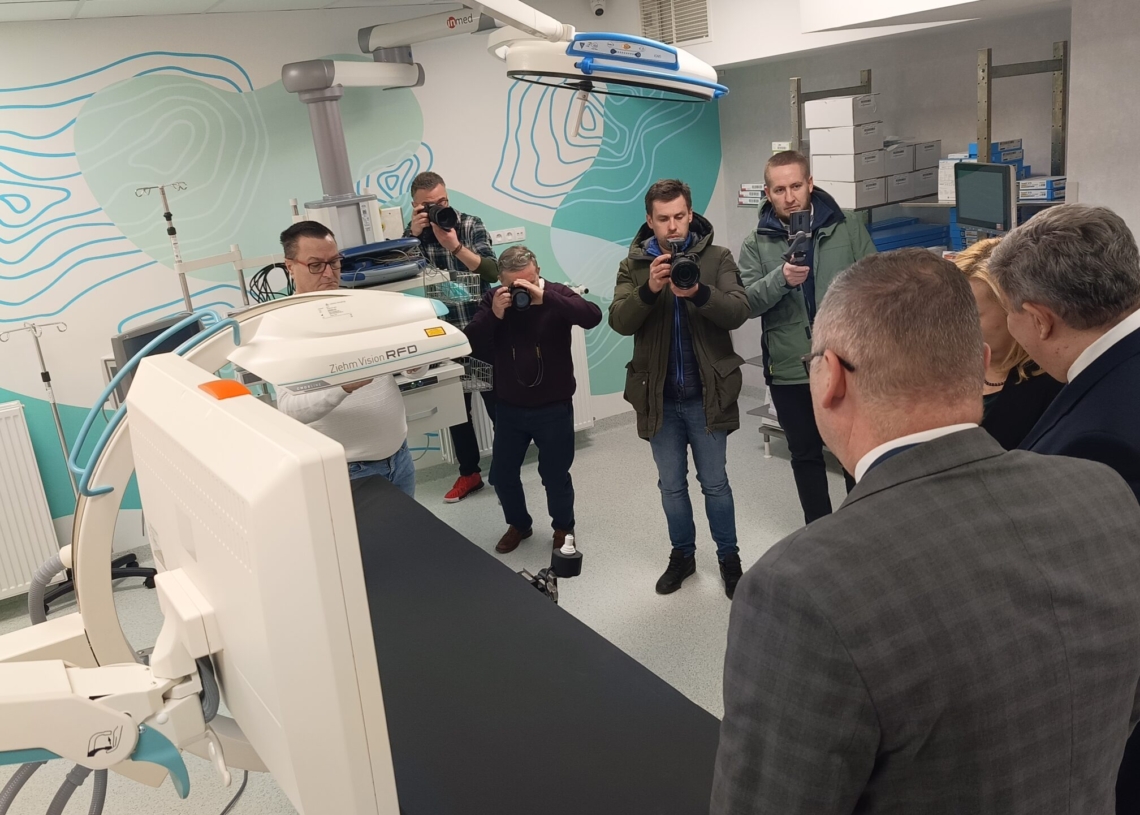 Nowa pracownia kardiologii inwazyjnej w Szpitalu Wojewódzkim w Sieradzu