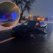 Wypadek na DK14. Czołowe zderzenie BMW z DAF-em 6 Wypadek na DK14 w gminie Stryków