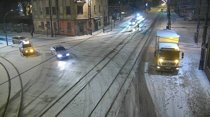 Zatrzymanie ruchu tramwajów na Rzgowskiej w Łodzi