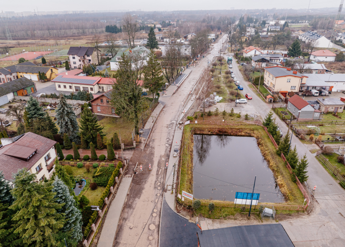 Do grudnia potrwa przebudowa Pomorskiej, która zaczęła się w listopadzie 2022 r.