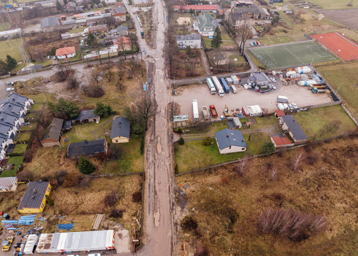 Do grudnia potrwa przebudowa Pomorskiej, która zaczęła się w listopadzie 2022 r.