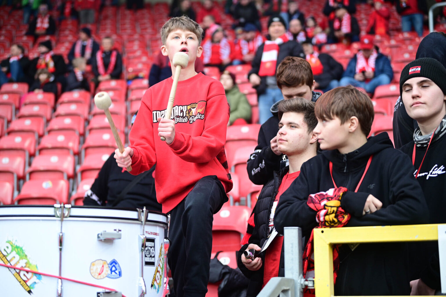 Kibice na meczu Widzew Łódź - Jagiellonia Białystok