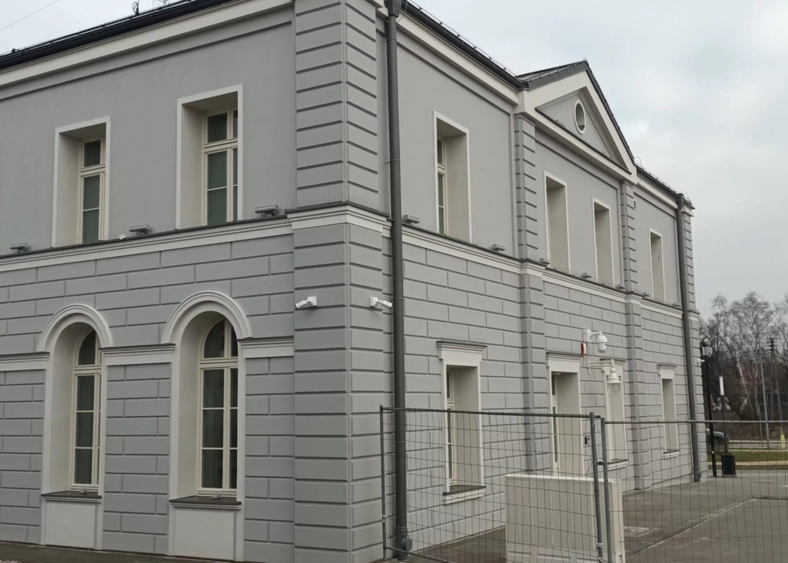 Dworzec PKP w Łowiczu po remoncie