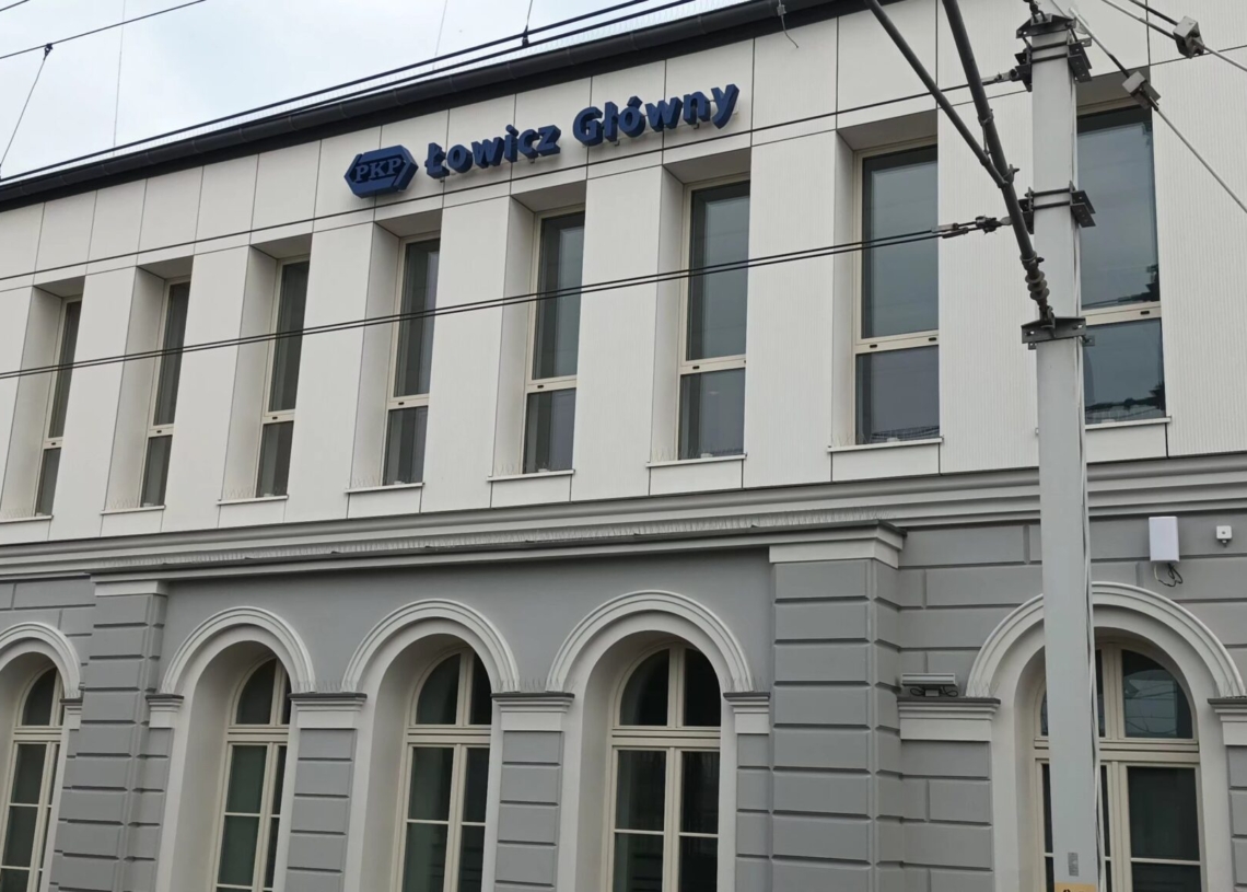 Dworzec PKP w Łowiczu po remoncie