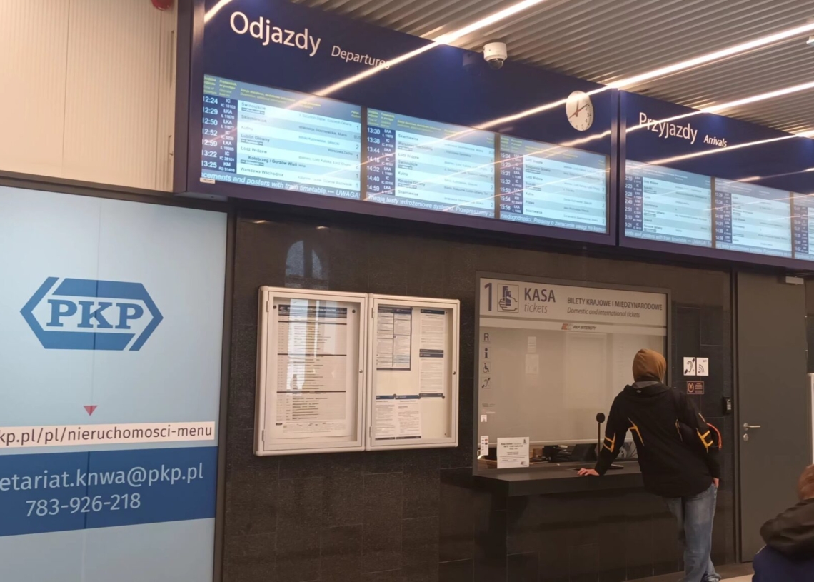 Dworzec PKP w Łowiczu po remoncie