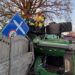 Wypadek traktora w Górkach Dużych