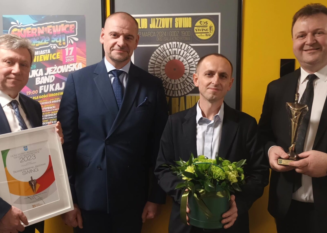 Tytuł Honorowy Ambasador Miasta Skierniewice przyznany