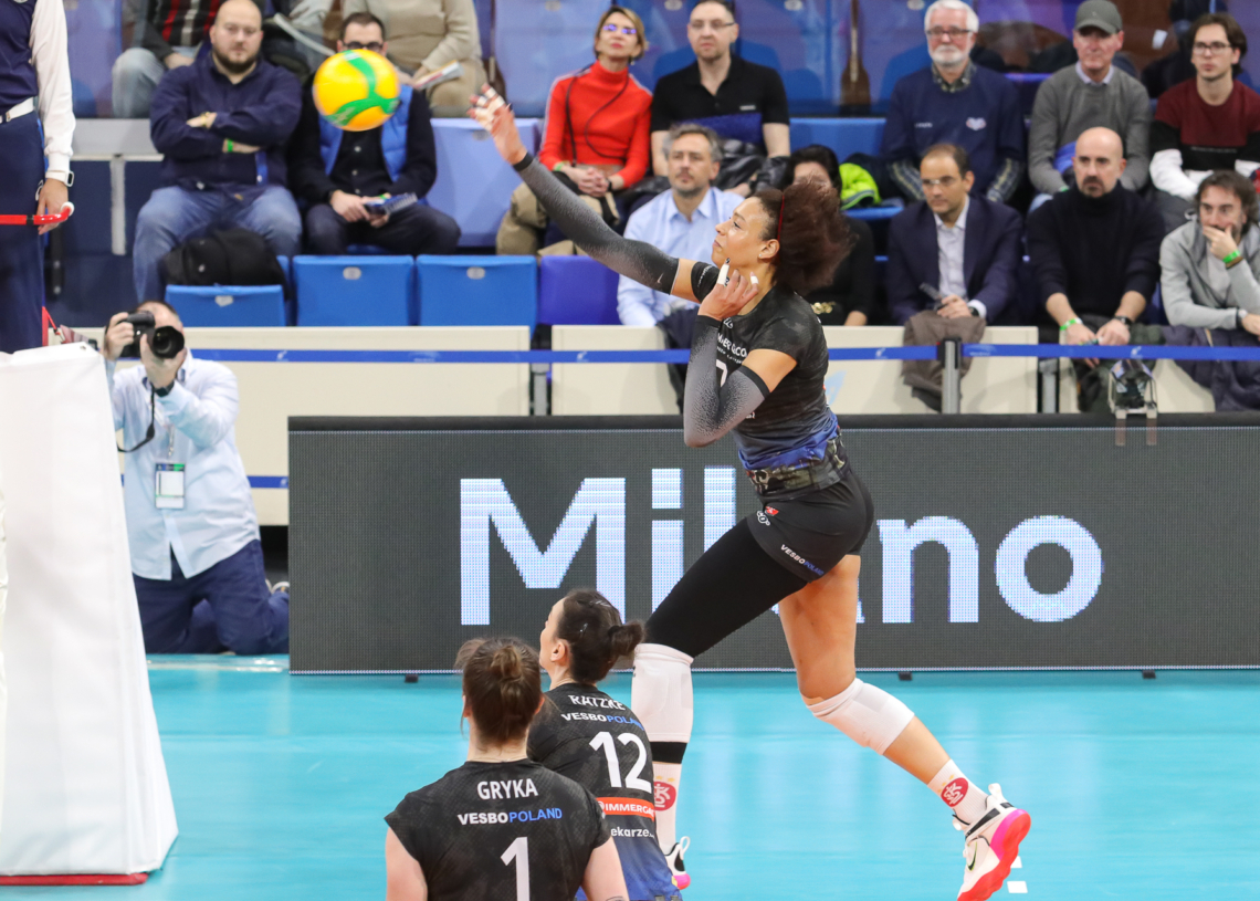 Ełkaesianki kończą przygodę z Europą. Vero Volley Milano - ŁKS Commercecon Łódź 3:0 1 Vero Volley Milano - ŁKS Commercecon Łódź