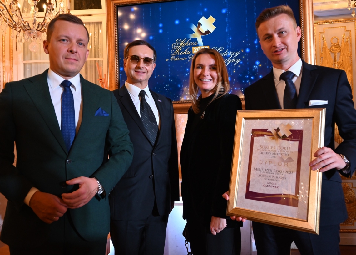 Prezes Pabianickiego Centrum Medycznego z wyróżnieniem „Menager Roku 2023 w Ochronie Zdrowia”