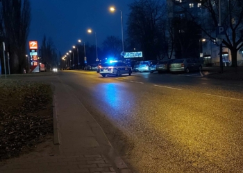 Potrącenie pieszego na Kusocińskiego