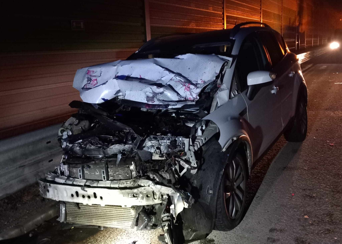 51-latek zasnął za kierownicą na A1