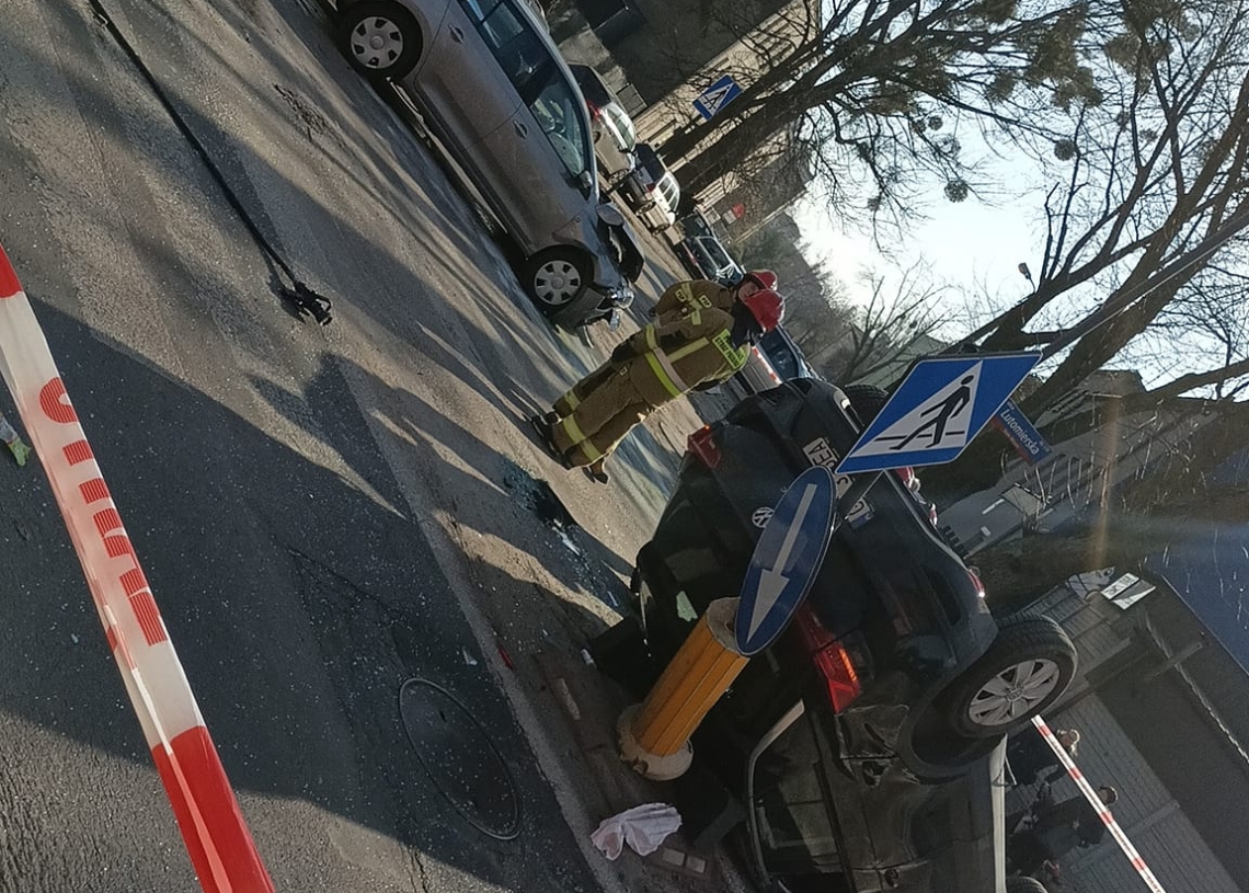 Zablokowany ruch na Lutomierskiej