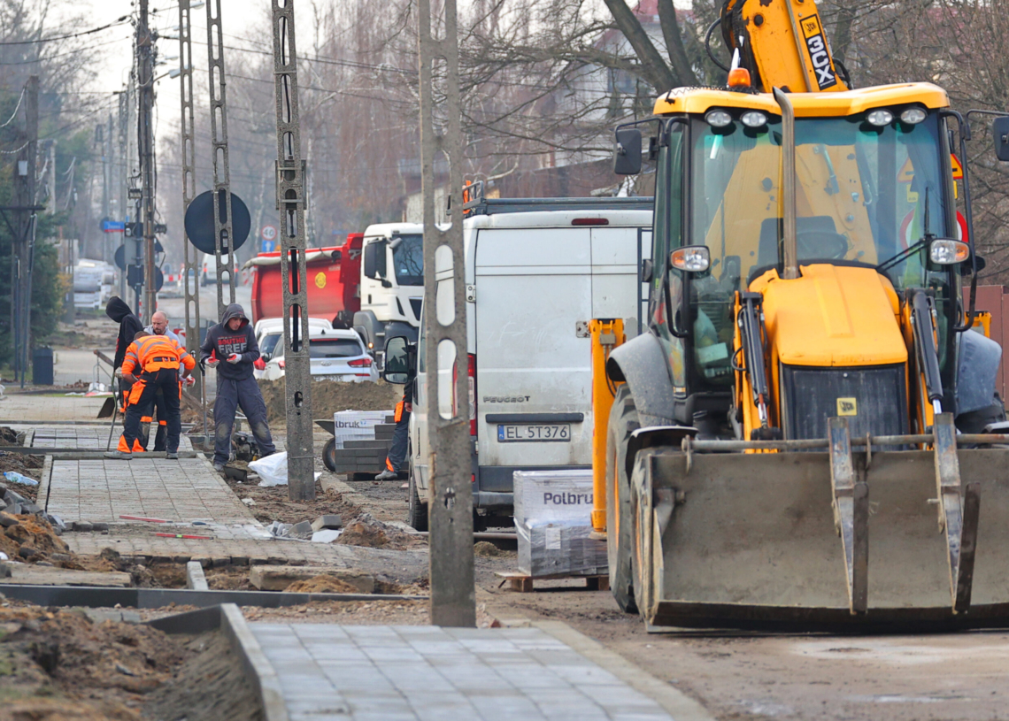 Remonty na Górnej. Na Demokratycznej trwa na razie budowa chodników, a na Pryncypalnej przystanków autobusowych