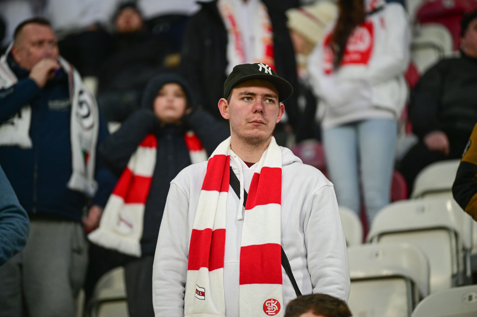 70. derby Łodzi: doping kibiców ŁKS