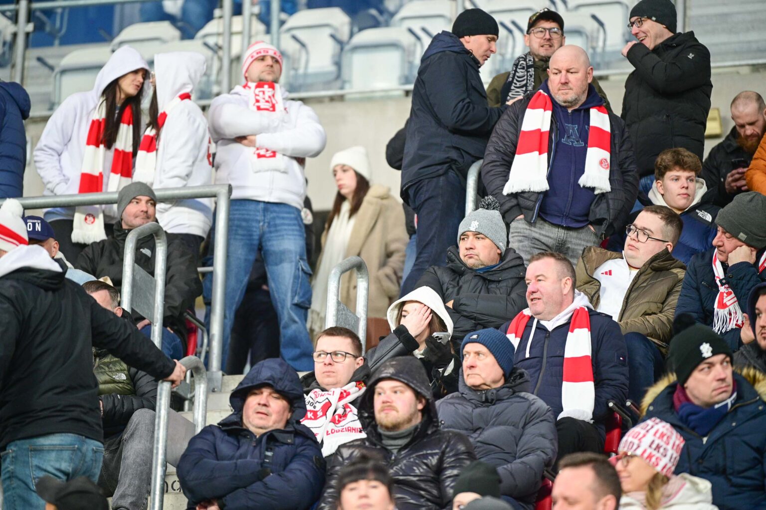 70. derby Łodzi: doping kibiców ŁKS