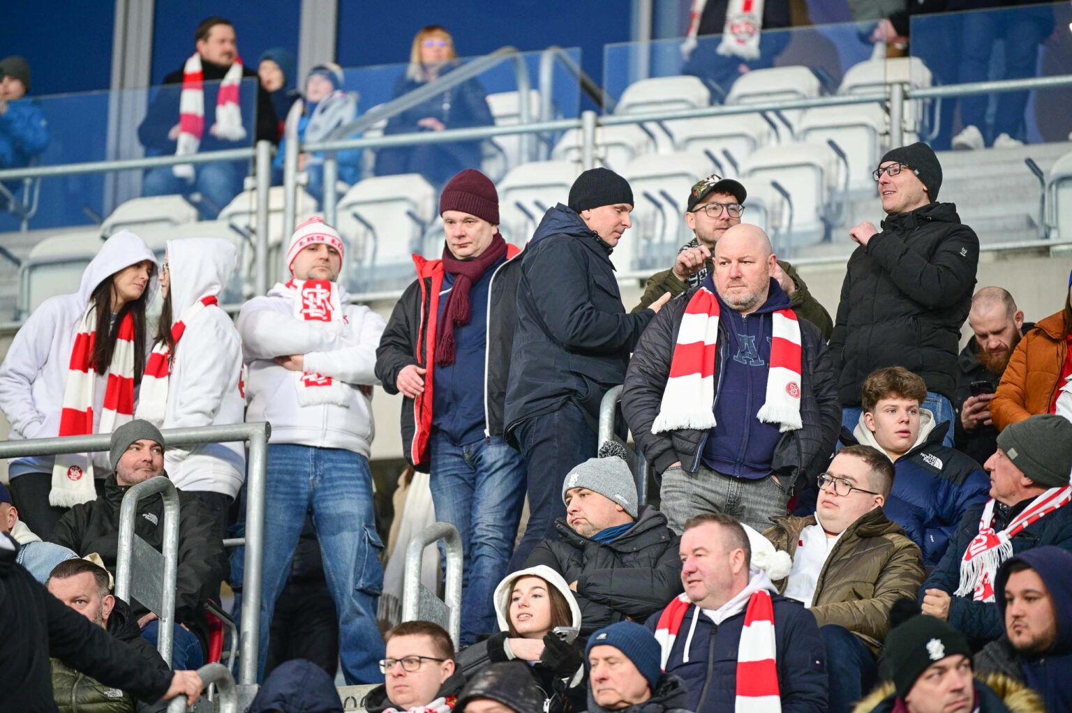 70. derby Łodzi: doping kibiców ŁKS
