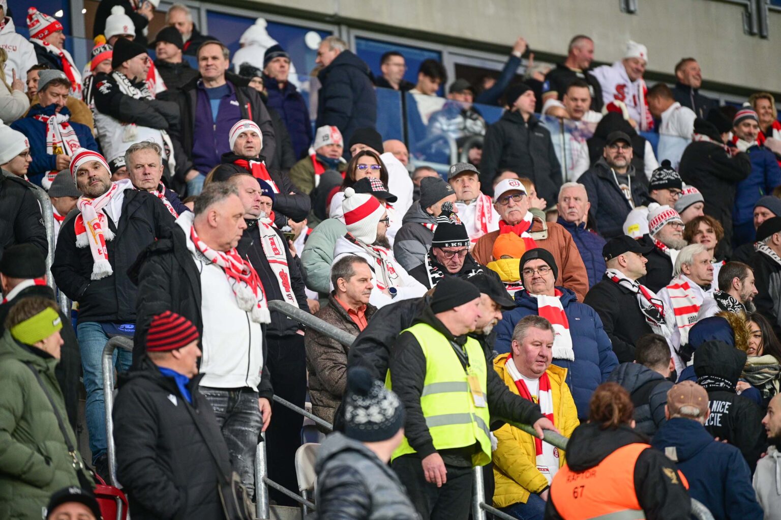 70. derby Łodzi: doping kibiców ŁKS