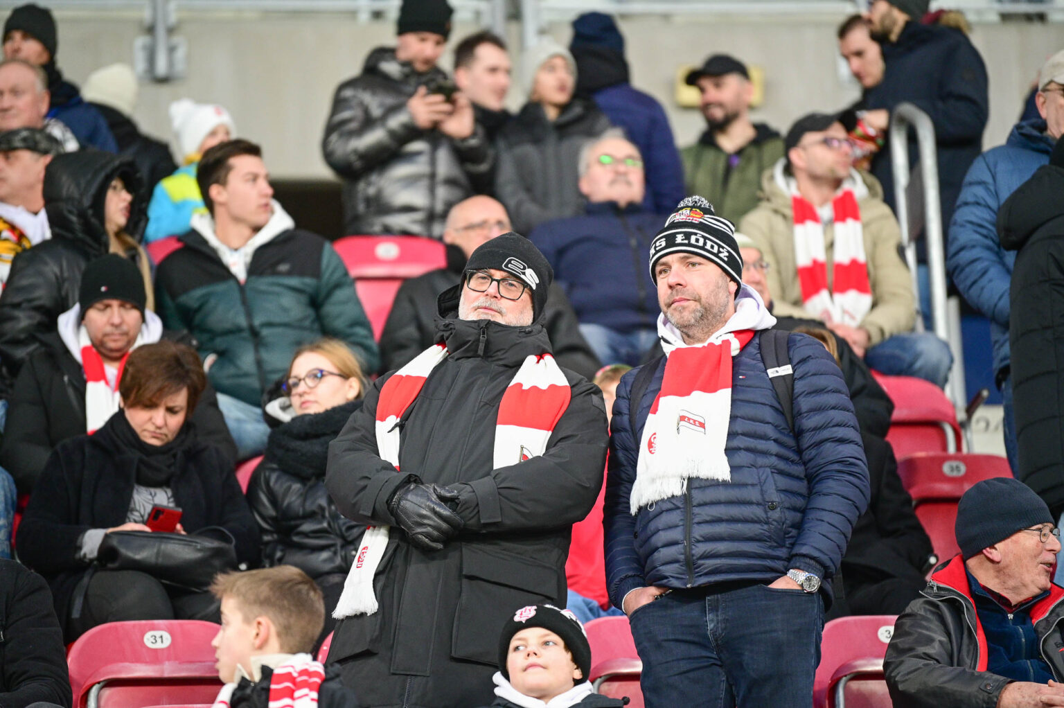 70. derby Łodzi: doping kibiców ŁKS