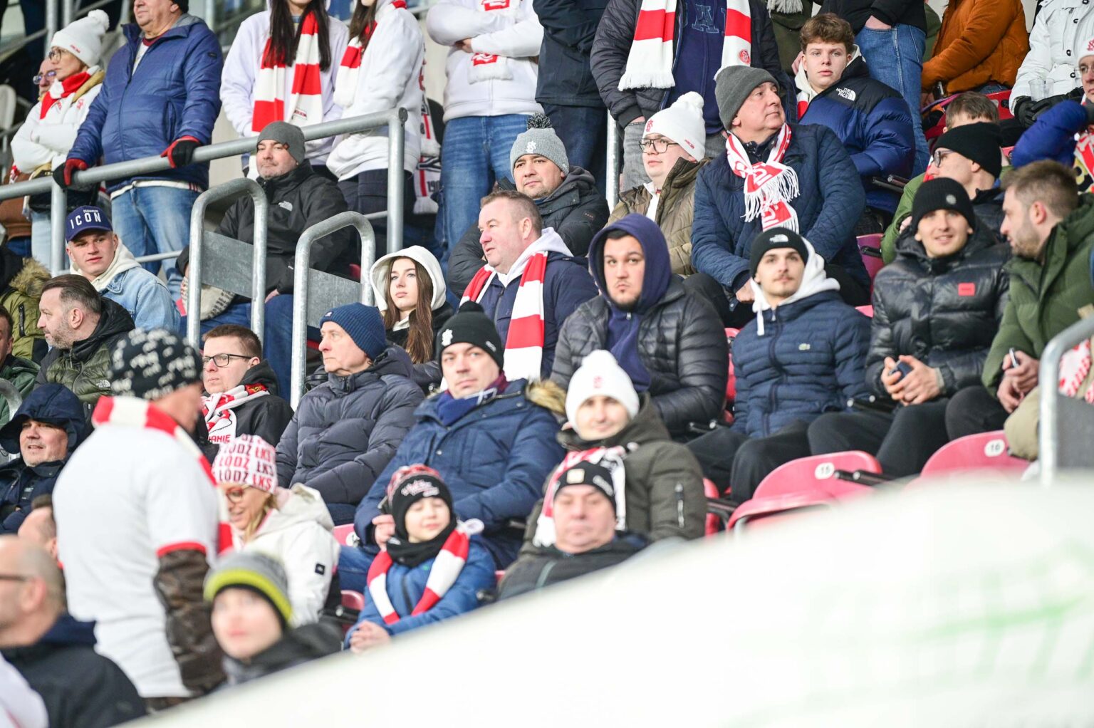 70. derby Łodzi: doping kibiców ŁKS