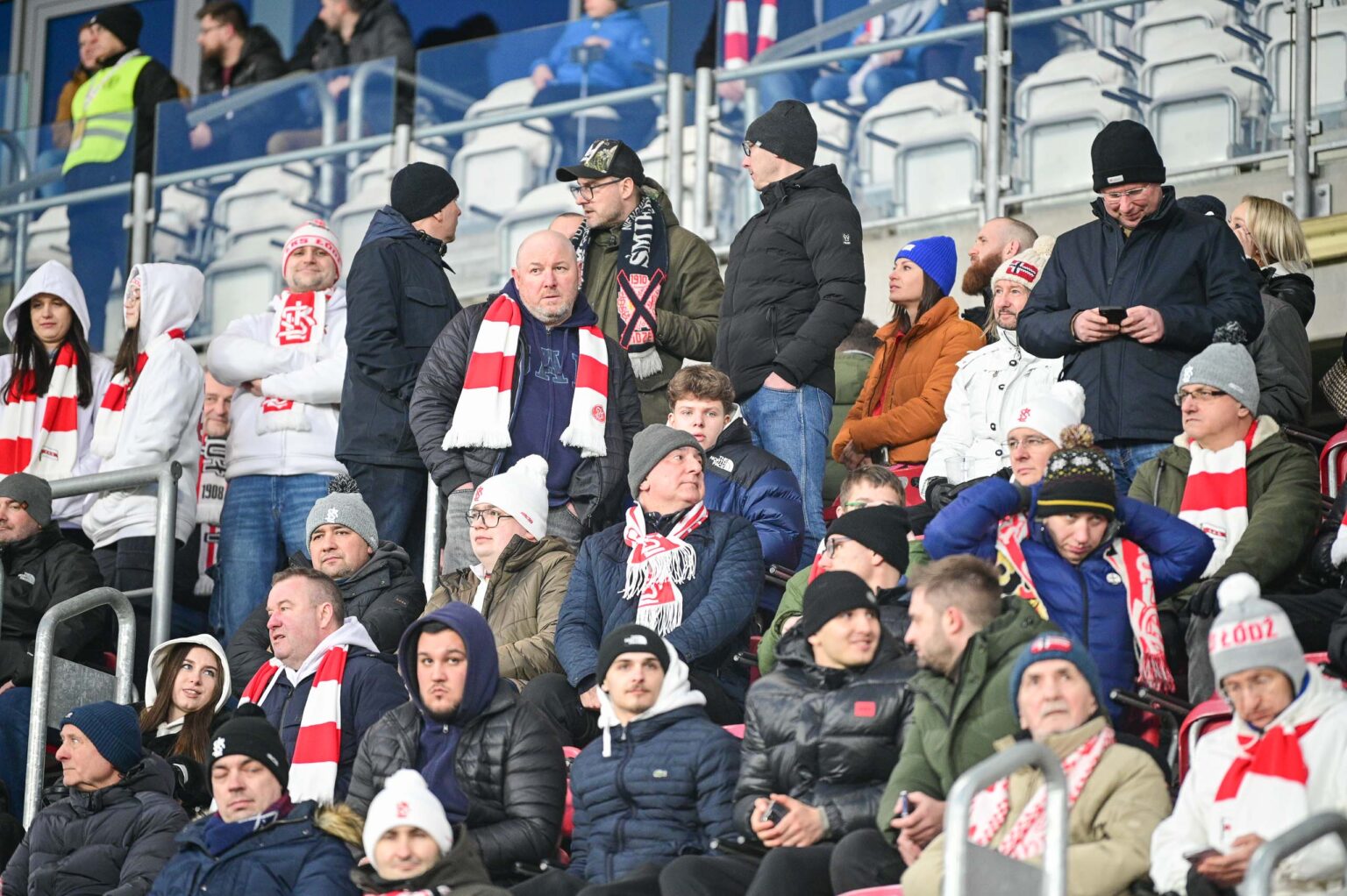 70. derby Łodzi: doping kibiców ŁKS