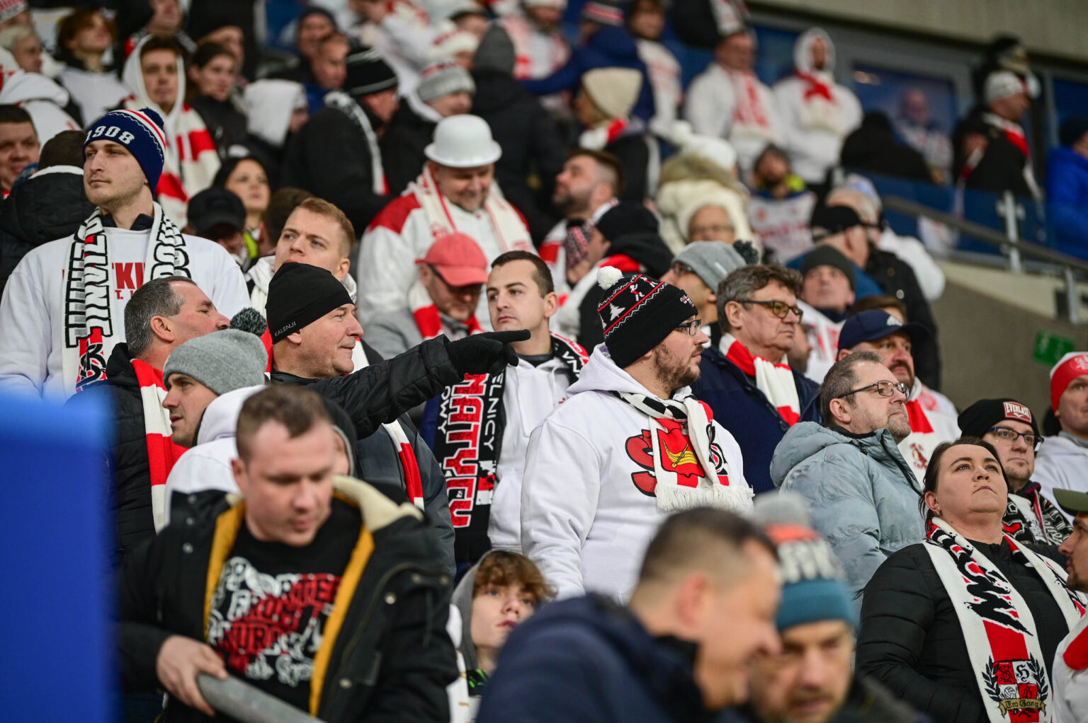 70. derby Łodzi: doping kibiców ŁKS