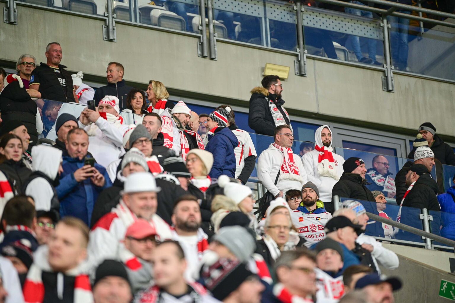 70. derby Łodzi: doping kibiców ŁKS