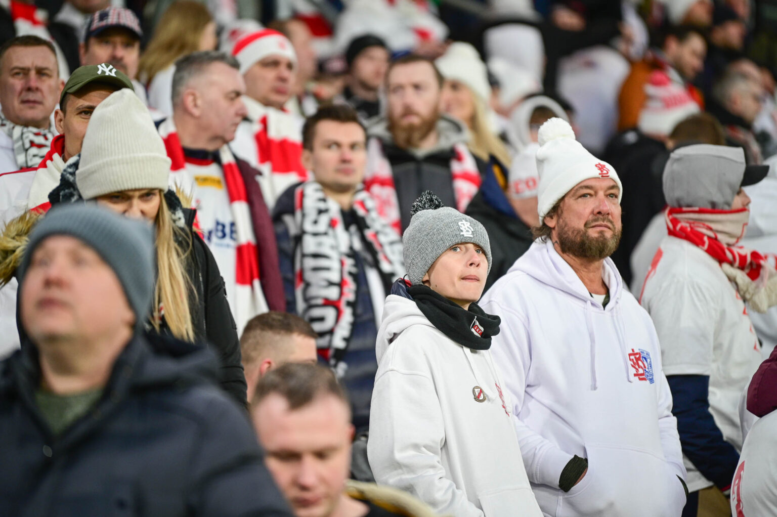 70. derby Łodzi: doping kibiców ŁKS
