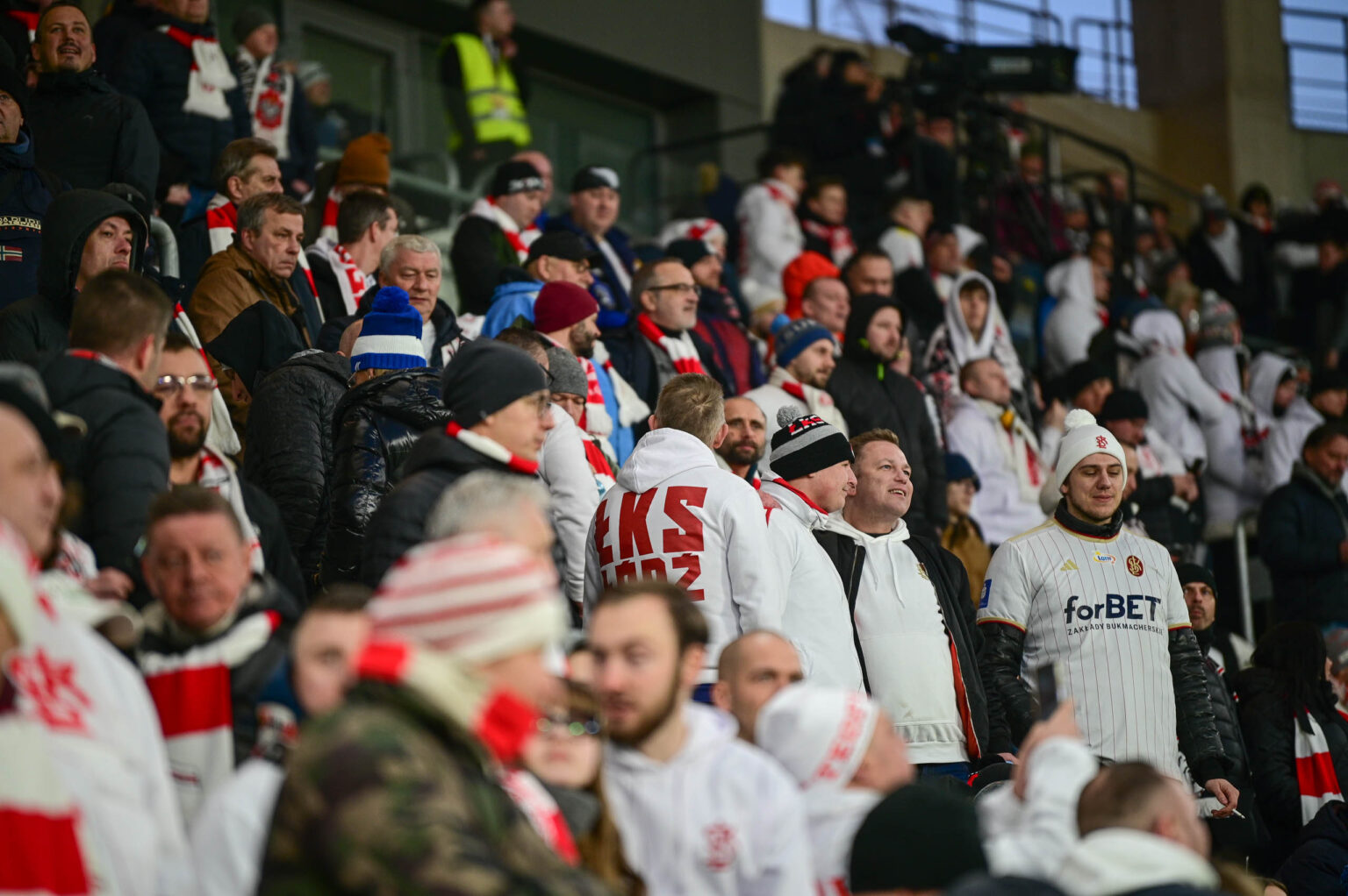 70. derby Łodzi: doping kibiców ŁKS