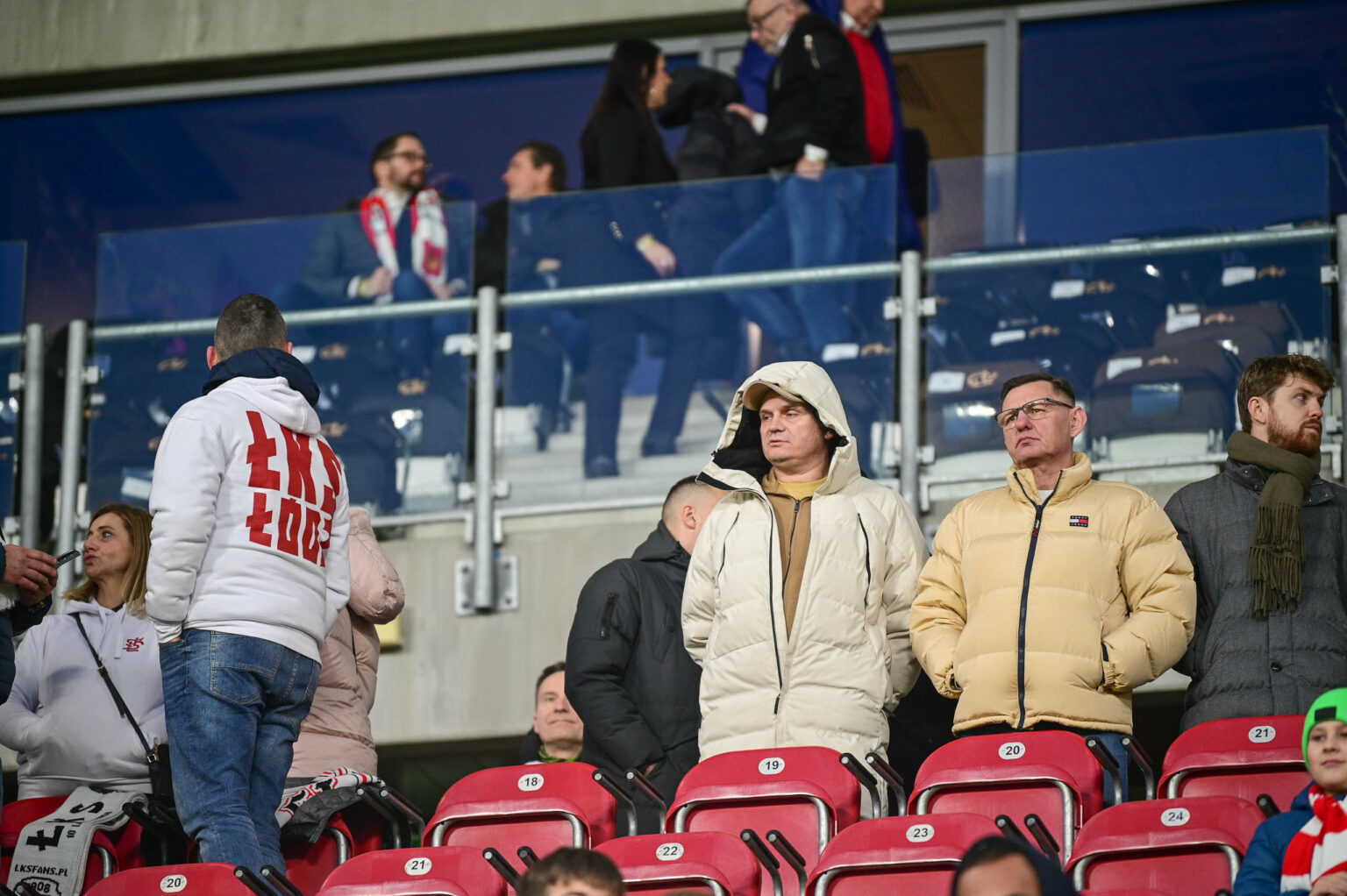 70. derby Łodzi: doping kibiców ŁKS