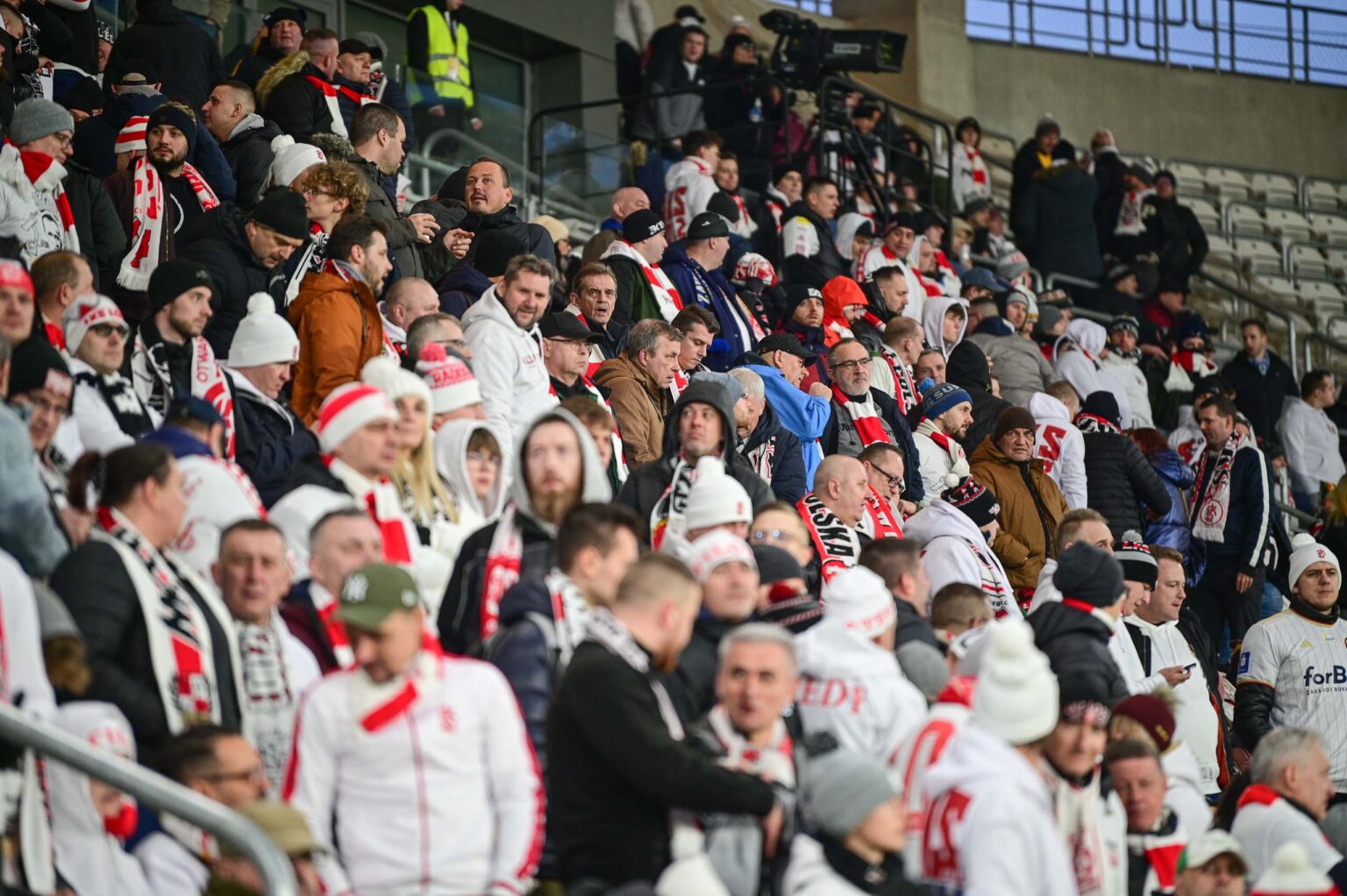 70. derby Łodzi: doping kibiców ŁKS