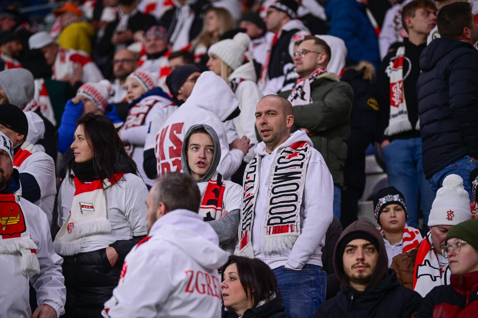 70. derby Łodzi: doping kibiców ŁKS