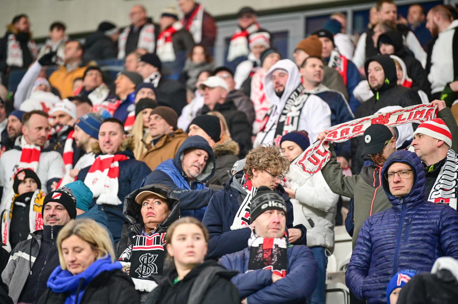 70. derby Łodzi: doping kibiców ŁKS