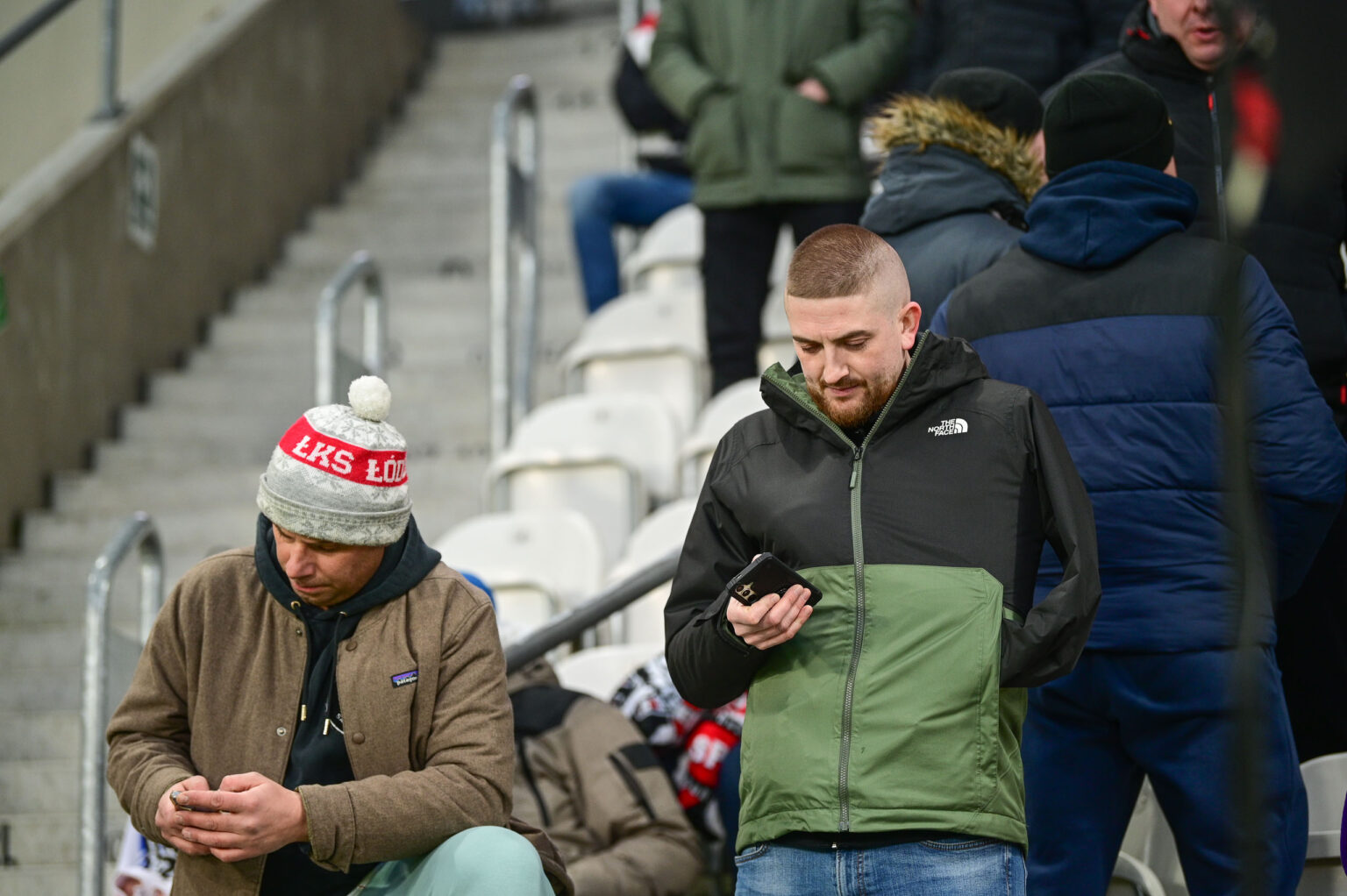 70. derby Łodzi: doping kibiców ŁKS