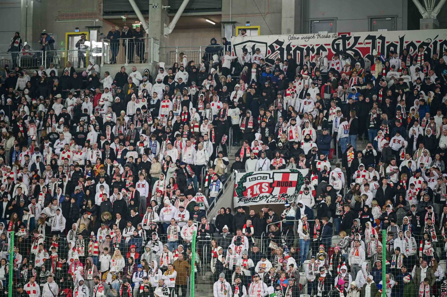 70. derby Łodzi: doping kibiców ŁKS