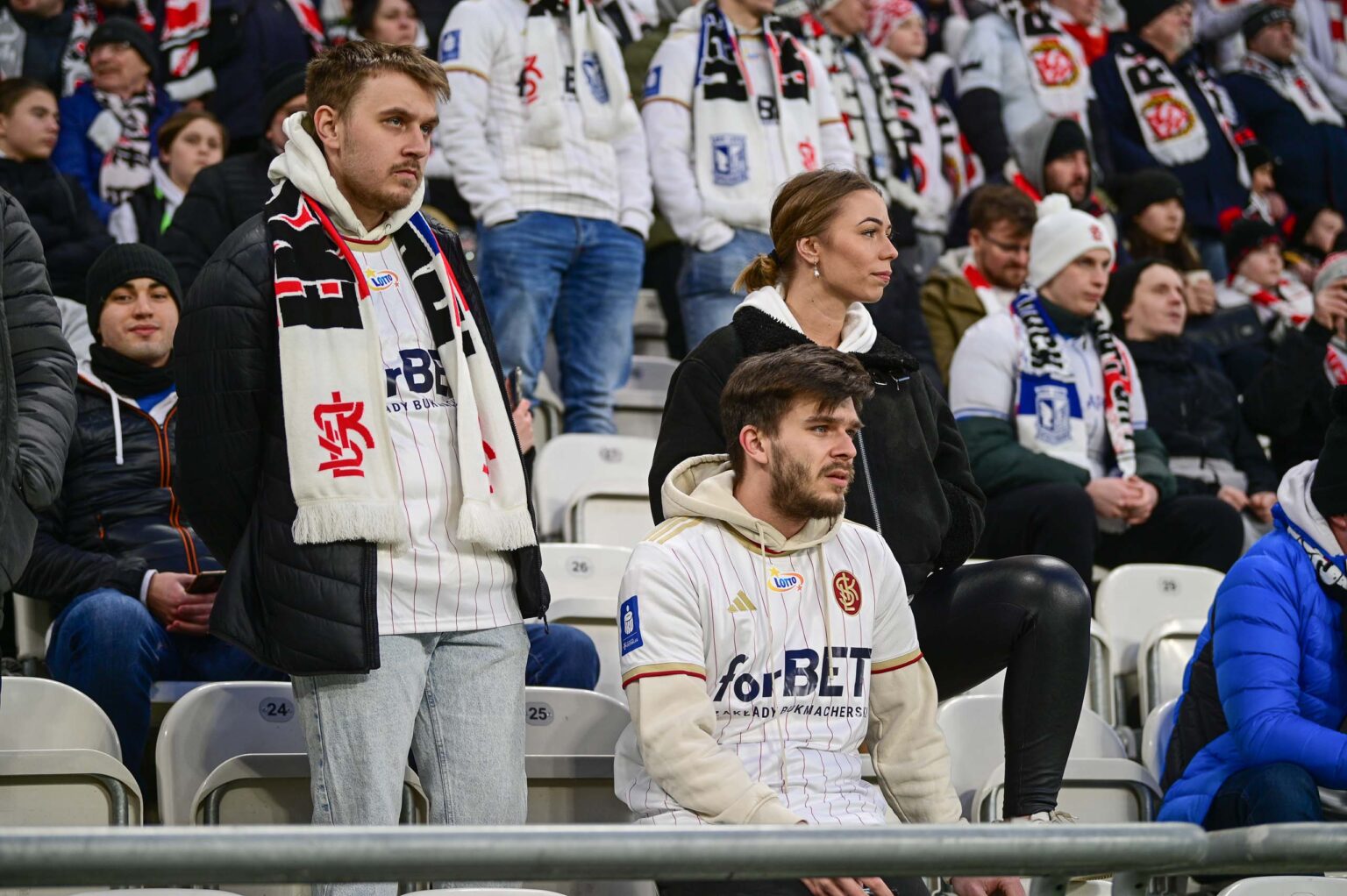 70. derby Łodzi: doping kibiców ŁKS