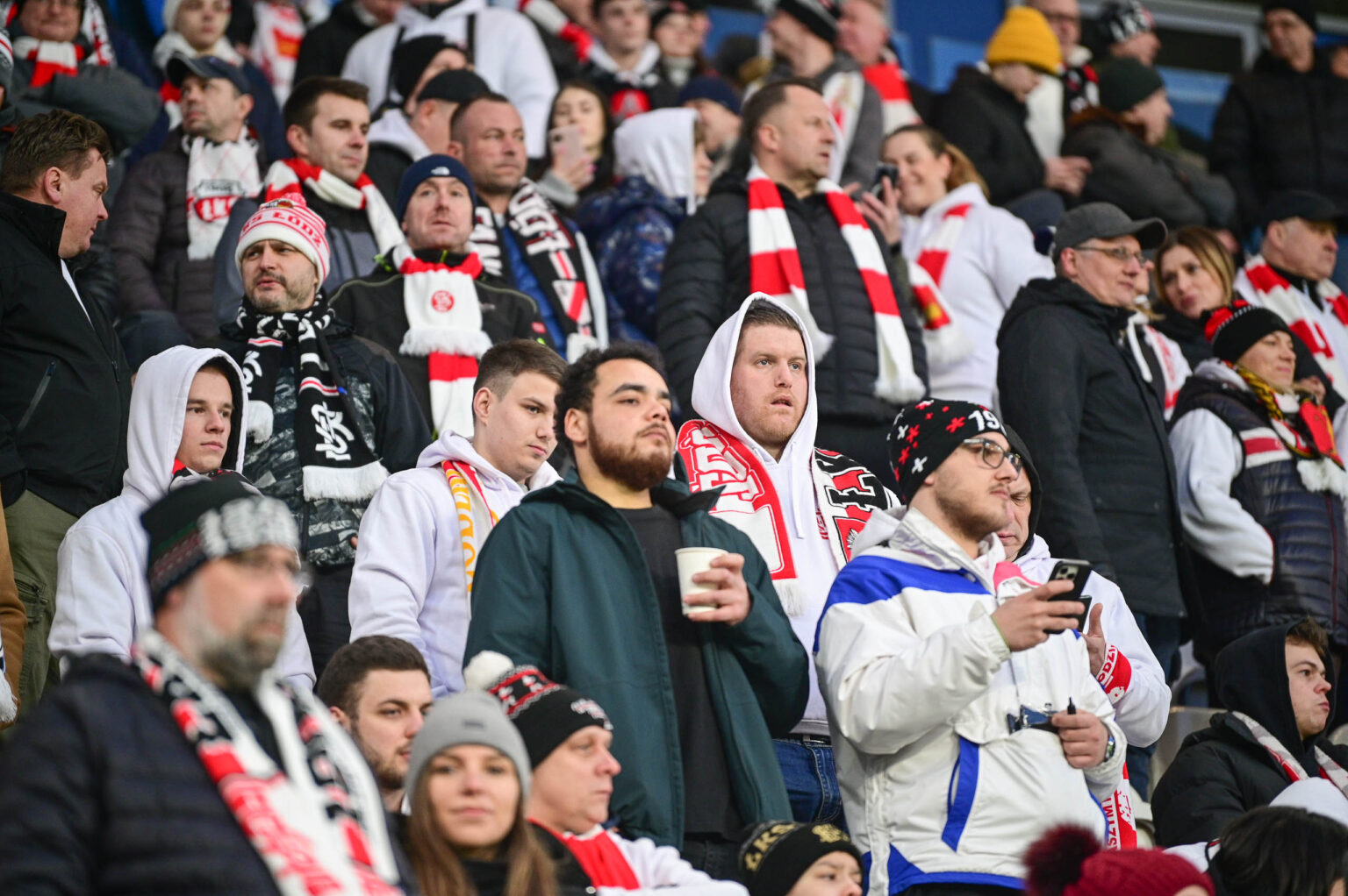 70. derby Łodzi: doping kibiców ŁKS